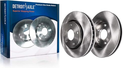 Detroit Axle - 288 ملم أمامي ودوارات فرامل القرص الخلفية 288 ملم للاستبدال لـ Audi A4 Quattro VW Passat (4 -Motion AWD) - مجموعة 4pc in Kuwait