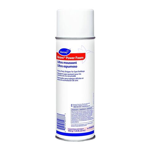 Diversey 94966769 Bravo Power Foam Heavy Duty Stripper for Spot Buildups, Floor Cleaner Spray, Aerosol Spray, 23-Ounce in Saudi Arabia
