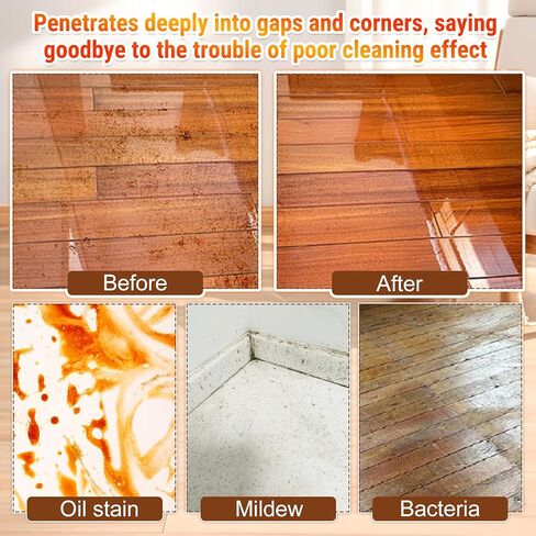 Tile Cleaner-Heavy Duty Solubrilho Floor Cleaner - 0.5L Heavy Duty Floor Cleaner, Multipurpose Powerful Stain Removing Liquid for Multi-Surface Use, Bathroom, Kitchen, Floors & Non-Slip in Kuwait