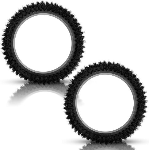 2 PACK 237049 Black Nylon Carpet Brush Replacement for Oreck Commercial ORB550MC, ORB600MW, ORB700MC Orbiter Floor Machines,12" Diameter, 0.012" Bristle Diameter in Kuwait