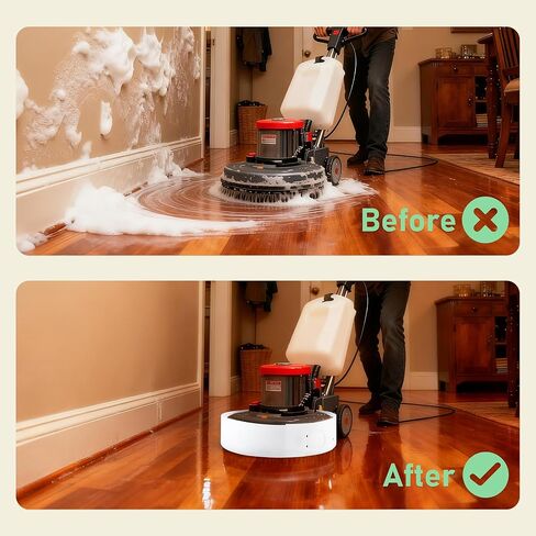 واقي من الرذاذ لمنظفات الأرضيات مقاس 96 بوصة، واقيات عالمية من رذاذ الغسيل، تصميم قابل للتعديل يناسب مختلف الآلات ذات الفتحات، ويحمي الجدران من الماء والمواد الكيميائية أثناء عملية التنظيف (1) in Kuwait