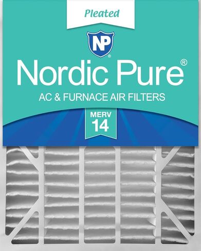 Nordic Pure 20x25x6 (19 3/4 x 24 1/4 x 6) Merv 12 – 1 Pack AC Furnace Air Filter, Replacement Part 201 for Aprilaire Space-Gard 2200 in Kuwait