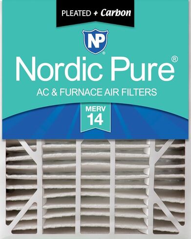 Nordic Pure 20x25x6 (19 3/4 x 24 1/4 x 6) Merv 12 – 1 Pack AC Furnace Air Filter, Replacement Part 201 for Aprilaire Space-Gard 2200 in Kuwait