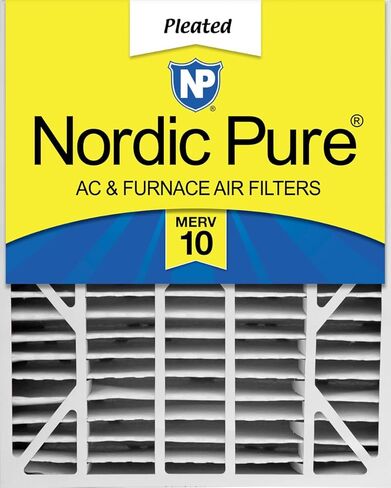 Nordic Pure 20x25x6 (19 3/4 x 24 1/4 x 6) Merv 12 – 1 Pack AC Furnace Air Filter, Replacement Part 201 for Aprilaire Space-Gard 2200 in Kuwait