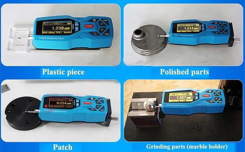 Surface Roughness Tester 20 Parameters Surface Roughness Meter Portable Surface Profilometer Profile Gauge Instruments Surftest with Range Ra Rz Real-time Clock Settings and Display in Kuwait