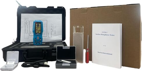 Surface Roughness Tester 20 Parameters Surface Roughness Meter Portable Surface Profilometer Profile Gauge Instruments Surftest with Range Ra Rz Real-time Clock Settings and Display in Kuwait
