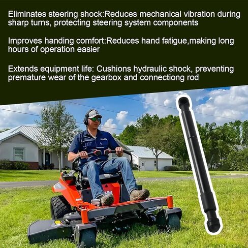 Steering Shock Damper Replace 09689700 03769800 Compatible with Ariens Zoom 1334 Zenith Apex Gravely ZT HD Pro-Turn 48 52 60, Lawn Tractor Mower Gas Dampener in Kuwait