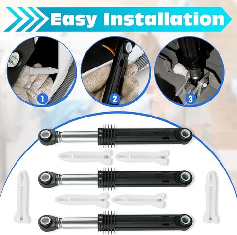 ACV72909503 ACV72909501 Washer Shock Absorber 3 Pack Compatible with LG Elite Washer Models WM3250HVA WM3570HWA WM3670HVA, Replaces AP5974356 PS11707466 3283589 Washing Machine Damper Assembly in Saudi Arabia