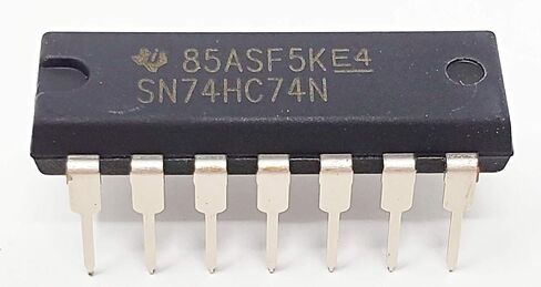 SN74HC74N 74HC74 Dual D-Type Positive-Edge-Triggered Flip-Flops with Clear and Preset Breadboard-Friendly IC DIP-14 (1 Piece) in Saudi Arabia