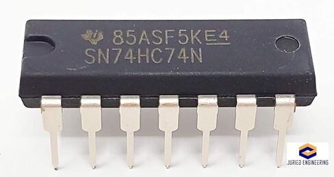 SN74HC74N 74HC74 Dual D-Type Positive-Edge-Triggered Flip-Flops with Clear and Preset Breadboard-Friendly IC DIP-14 (1 Piece) in Saudi Arabia