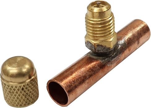 JB Industries A31136 3/8" ODS x 1/2" ODF Slip Fit Copper Braze Tee in Saudi Arabia