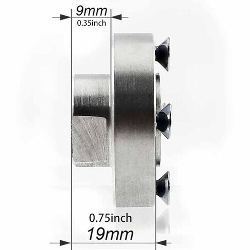 Adapter Flange Replace, Arbor Adaptor Accessories, Sturdy Aluminum 5/8-11 Thread for Power Tool Grinding Wheel Stability in Saudi Arabia