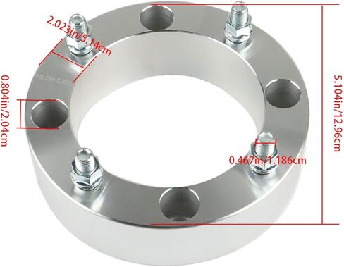 Wheel Flange 2inch 4 x 156mm 131mm Hub Bore Replacement for Polaris Ranger 900 XP 1000 900 RZR in Saudi Arabia