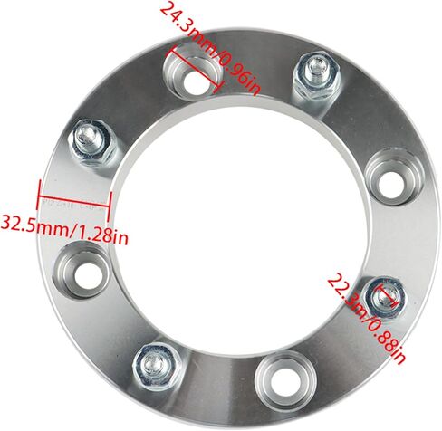 Wheel Flange 1 inch 4 x 137mm Replacement for Can-Am Outlander Renegade Bombardier Mule Prairie in Saudi Arabia