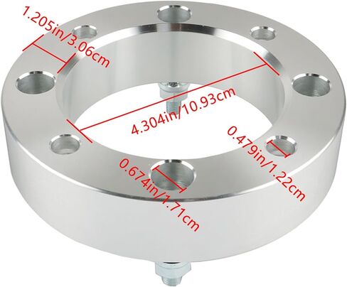 Wheel Flange 1.5in 4 x 137mm 110mm Bore Replacement for Can-Am Bombardier in Saudi Arabia