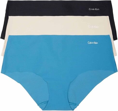 Calvin Klein Invisibles 5-Pack Hipster Cherry Tomato/Persian Red/Lemon Lime/Aqua Green/Blue Ambience XL (Women's 16) in Saudi Arabia