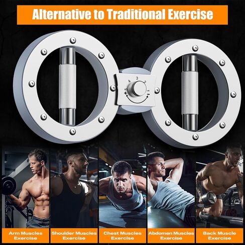 آلة حرق - آلة حرق دوارة دوارة مع مقاومة قابلة للتعديل 12 رطل، مدرب تقوية الساعد، معدات تمرين الذراع الدوارة 360 درجة للرجال والنساء in Kuwait