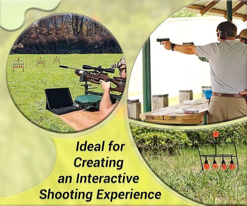 ARSUK Resetting Pellet Gun Target – Heavy-Duty BB Gun Targets for Backyard & Shooting Practice – Weatherproof Resetting Design for .177 & .22 Calibers – Suitable for Indoor & Outdoor Use in Kuwait