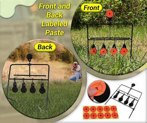 ARSUK Resetting Pellet Gun Target – Heavy-Duty BB Gun Targets for Backyard & Shooting Practice – Weatherproof Resetting Design for .177 & .22 Calibers – Suitable for Indoor & Outdoor Use in Kuwait