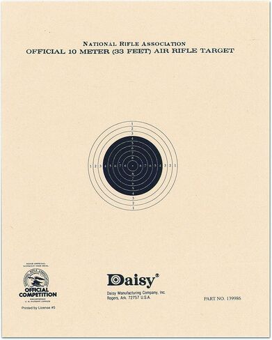 ديزي، أهداف بيليه بطول 10 أمتار، أهداف مسابقة NRA الرسمية لمسافة 10 أمتار، 990409-610 in Saudi Arabia