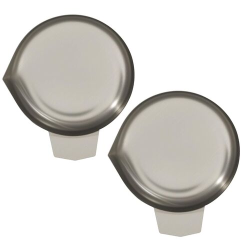 2Pcs Electronic Scale Tray, Stainless Steel Weighing Dishes Metal Weigh Boats, Silver Mini Scale Trays for Jewelry Liquid Powder Laboratory Supplies in Kuwait