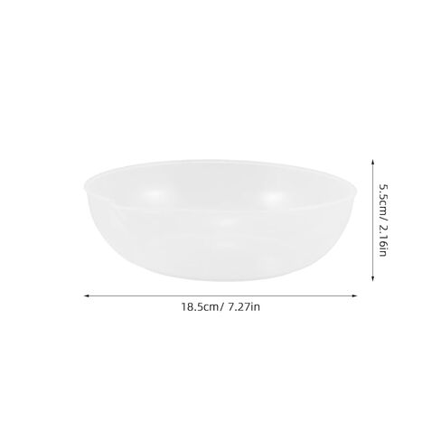 Angoily 2Pcs Kitchen Scale Tray Set 7.28X6.88X2.16In Kitchen Weighing Pan Digital Scale Measuring Tray Pan Food Weights Baking Plastic in Kuwait