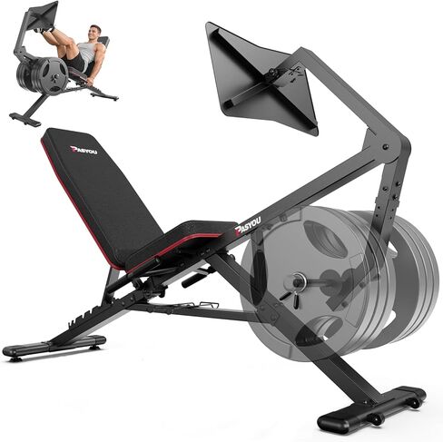 PASYOU Squat Machine for Home, Foldable Squat Rider Machine for Glutes and Abs with Adjustable Resistance Squat Assist Trainer for Women Men Full Body Workout Squat Rowing Machine Leg Trainer PH10 in Kuwait