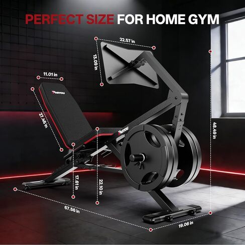 PASYOU Squat Machine for Home, Foldable Squat Rider Machine for Glutes and Abs with Adjustable Resistance Squat Assist Trainer for Women Men Full Body Workout Squat Rowing Machine Leg Trainer PH10 in Kuwait