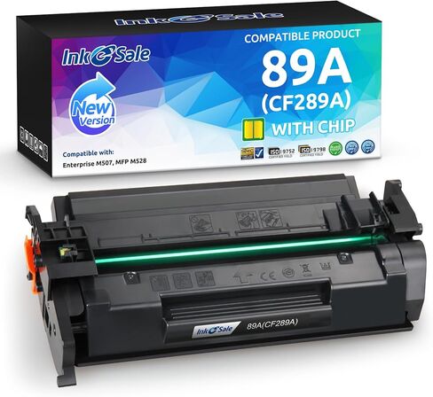 حبر E-sale 89A خرطوشة الحبر الأسود بديل متوافق مع HP 89A CF289A مع رقاقة لـ HP Enterprise MFP M528 M507DN M507X M507DNG M528F M528C M528Z ، 1-PACK Black INVENT LEVEL in Kuwait