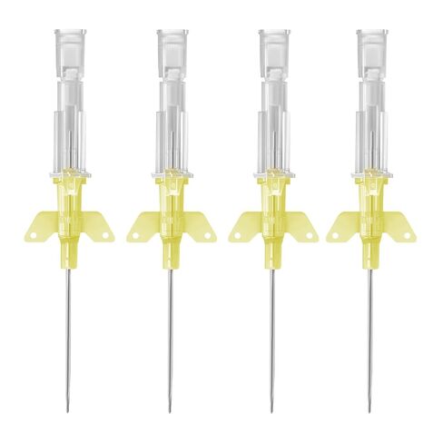 50-Pack Vet IV Catheters 20/22/24/26G Pet I-V Infusion Tubes for Dogs, Cats, Small Animals (22G) in Saudi Arabia