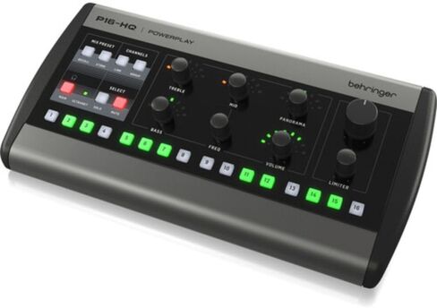 حزمة خلاط المراقبة الشخصية ذات 16 قناة من Behringer P16-HQ مع دعامة تثبيت Behringer لـ P16-M in Saudi Arabia