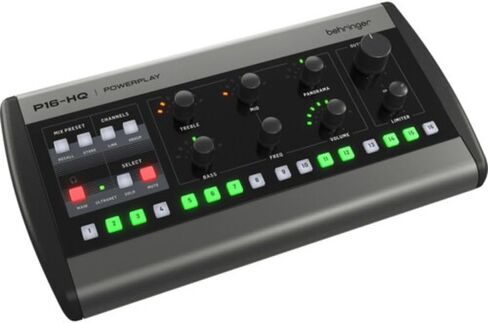 حزمة خلاط المراقبة الشخصية ذات 16 قناة من Behringer P16-HQ مع دعامة تثبيت Behringer لـ P16-M in Saudi Arabia