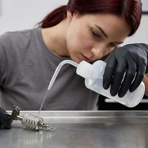 21 Pcs 250 ml Tattoo Wash Bottles, 8 oz Plastic Squeeze and Squirt Bottles with Narrow Mouth for Tattoo Cleaning, Lab Use, Plant Irrigation and Medical Use in Saudi Arabia