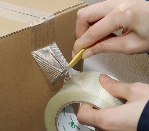 BOMEI PACK 4Rolls Reinforced Packing Tape, Heavy Duty Filament Fiber Strapping Tape 2inch, 5.5Mil x 60Yds, Total 240Yds in Saudi Arabia