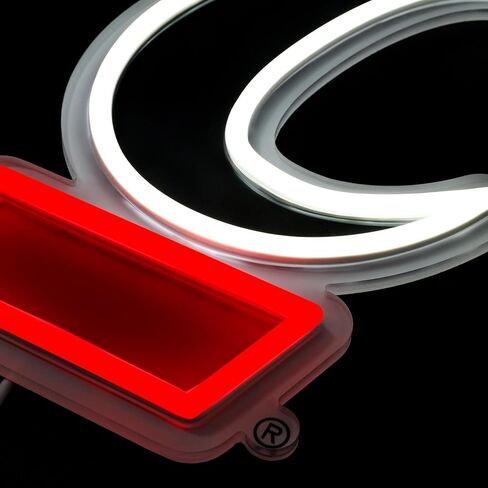 Officially Licensed Cincinnati Bearcats LED Neon Sign – 9.86" x 15" Red & White-Emitting Wall Light with Adjustable Brightness, Inline Dimmer & On/Off Switch, USB Powered with Adapter – College Wall Décor in Kuwait