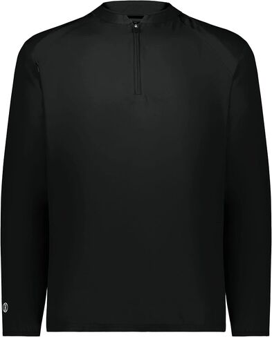 Holloway Men's Clubhouse Pullover Cage Jacket - Quarter Zip - Stylish Long Sleeves - Ultimate Comfort in Saudi Arabia