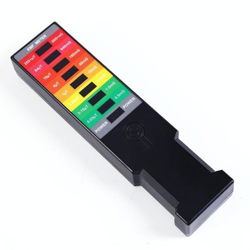 Handheld EMF Detector with LED Light Scale, Electromagnetic Field Strength Meter for Paranormal Exploration, Ghost Hunting, and Environmental Testing in Saudi Arabia