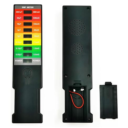 Handheld EMF Detector with LED Light Scale, Electromagnetic Field Strength Meter for Paranormal Exploration, Ghost Hunting, and Environmental Testing in Saudi Arabia