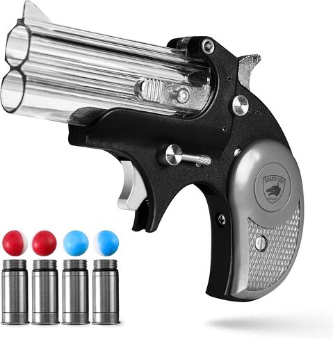 Fireball Mini, Smallest .50 Caliber Launcher, Dual-Ammo Air-Powered Home and Self-Defense Device, 50-Foot Range, Compact Non-Lethal Protection Set with Compressed-Air Capsules and Training Rounds in Kuwait