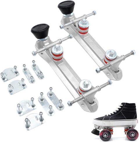 Roller Skate Base Kit | Two-Row Replacement Bottom,Roller Skate Bracket Plate,for Park Travel Indoor Outdoor Men Family Women Friends in Saudi Arabia
