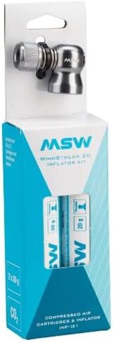 مجموعة دفع تيار الرياح MSW | خرطوشتان سعة 20 جرام | اضغط على صمامات بريستا وشرايدر in Kuwait