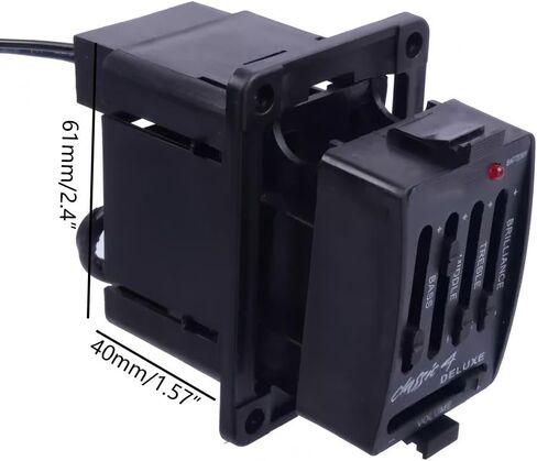 Guitar Pickup Classic Acoustic 4 Band Preamp Tuner Dual Model Presys Mic Blend Preamp Guitar Equalizer Tuner in Kuwait
