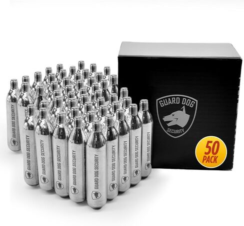 16-gram Threaded c02 cartridges, CO2 Cartridges for Use with CO2 Bike Tire Inflator, Fast Inflation to 130 PSI, Fits Standard 3/8"-24 Inflators, Leakproof, Lightweight in Kuwait