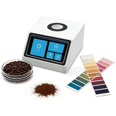 Coffee Bean Roast Colorimeter with 50mm Aperture 400-700nm 0.01% Resolution 10000 Records Tests Roast Degrees in Roasting Factories Inspection Laboratories in Saudi Arabia