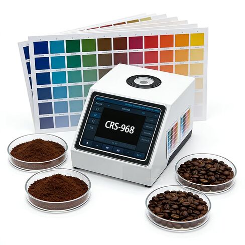 Digital Coffee Colorimeter Benchtop Coffee Color Analyzer with 0–200% Reflectance Measurement Range SCAA Value HCCI Index 10000 Records Data Storage for Coffee Grounds Color Accuracy Testing in Saudi Arabia