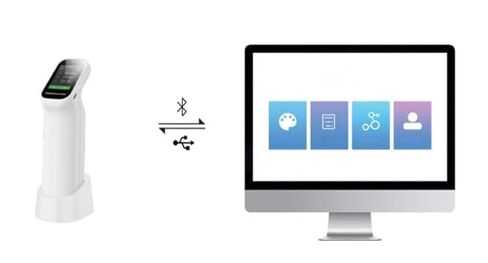 Handheld Spectrophotometer Color Spectrophotometer with Display Accuracy 0.01 Measurement Repeatability ΔE*ab≤ 0.03 All-Band EqualizationLED Light Source Intelligent Automatic Calibration in Kuwait