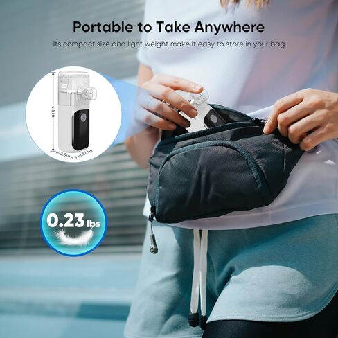 Portable Nebulizer,Hailie Sensor Model NF0096, Nebulizer Machine for Adults & Kids, Handheld Nebulizer for Travel and Home Use in Kuwait