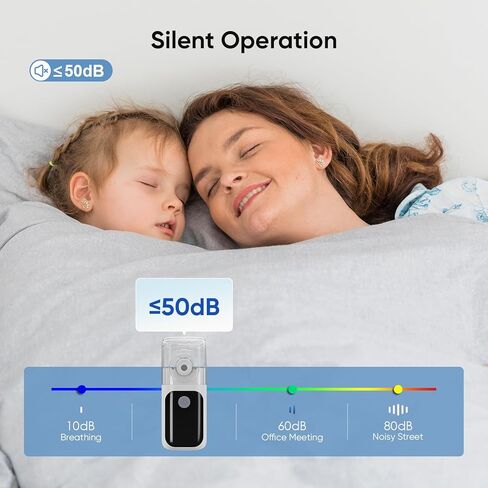 Portable Nebulizer,Hailie Sensor Model NF0096, Nebulizer Machine for Adults & Kids, Handheld Nebulizer for Travel and Home Use in Kuwait