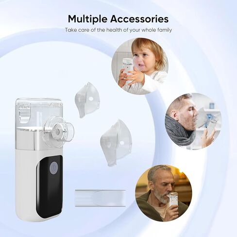 Portable Nebulizer,Hailie Sensor Model NF0096, Nebulizer Machine for Adults & Kids, Handheld Nebulizer for Travel and Home Use in Kuwait