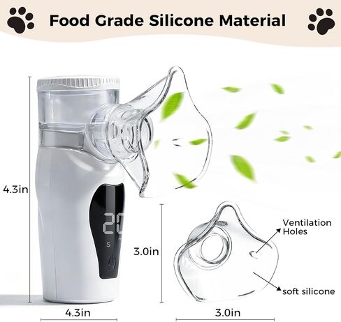 Portable Pet Humidifier Mask for Cat, Low Noise, USB Operated for Home & Office Use in Kuwait